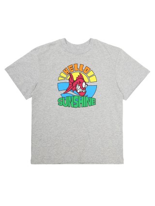 Сіра футболка STELLA MCCARTNEY KIDS : фото - Invogue